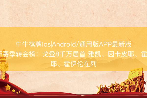 牛牛棋牌ios|Android/通用版APP最新版 德转列新赛季转会榜：戈登8千万居首 雅凯、因卡皮耶、霍伊伦在列