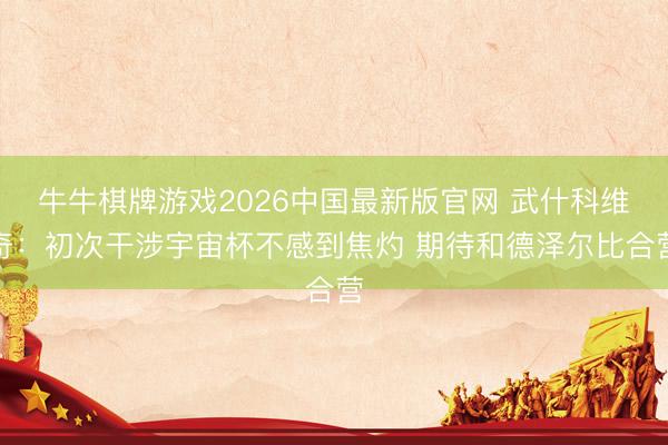 牛牛棋牌游戏2026中国最新版官网 武什科维奇：初次干涉宇宙杯不感到焦灼 期待和德泽尔比合营